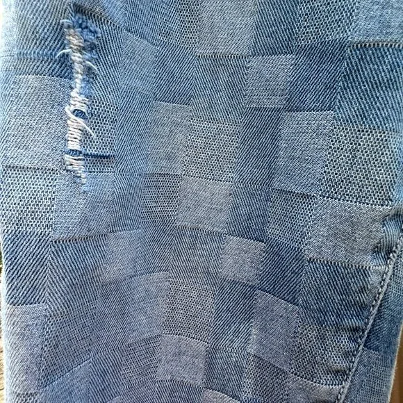 RARE Y2K Current/Elliott The Fling Slim Boyfriend Jeans in Patchwork Monterrey
